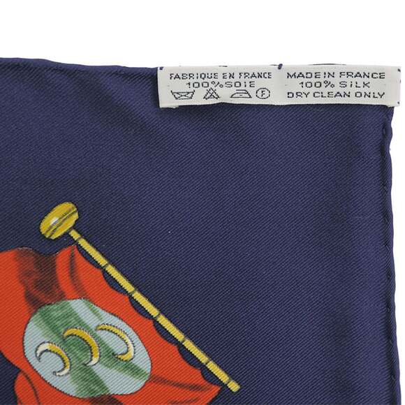 HERMES Authentic Blue Scarf - Picture 9 of 10